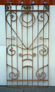 Click for a closer look at the wrought iron gate